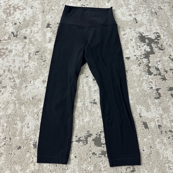 Lululemon Align Crop Leggings 21” Size 2 - Black - Picture 2 of 4